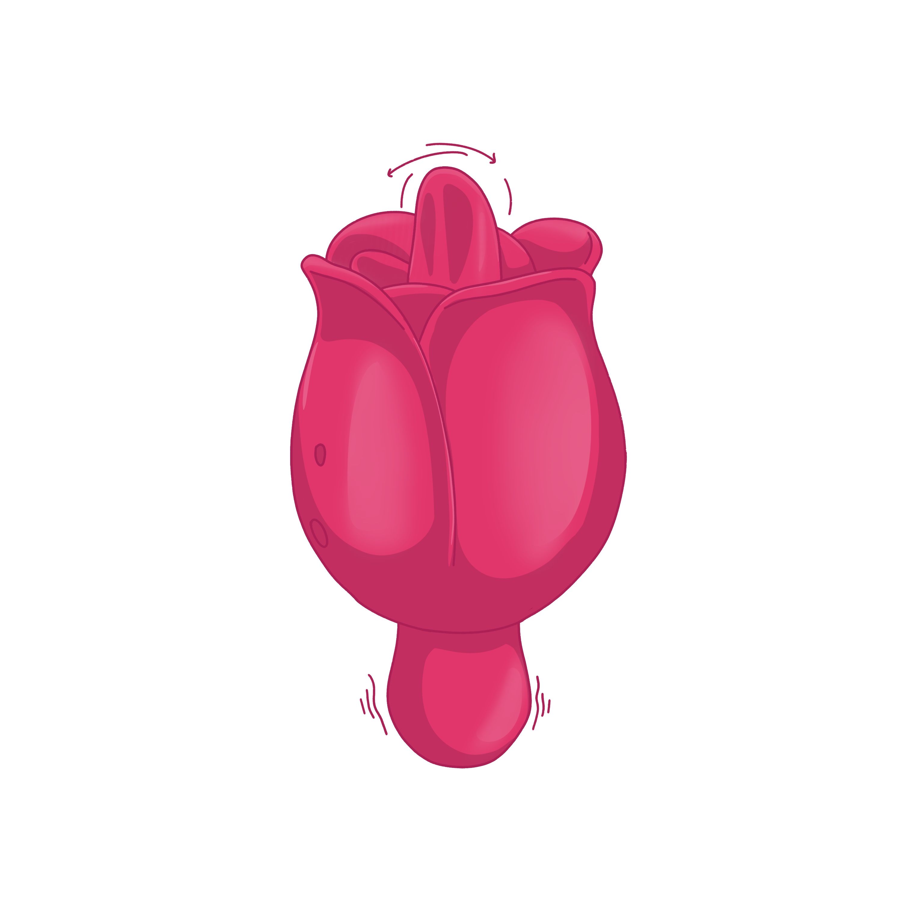 rose sex toy pulsating vibrator