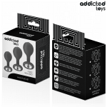 ADDICTED TOYS Set of 3 Anal Plug Silicone with Jewel - Billede 3