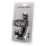GET REAL - DILDO 12 CM WITH BALLS BLACK - Image 2