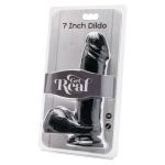 GET REAL - DILDO 18 CM WITH BALLS BLACK - Image 2