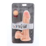 GET REAL - DUAL DENSITY DILDO 18 CM BALLS SKIN - Billede 3