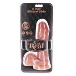 GET REAL - SILICONE DILDO 20,5 CM W BALLS SKIN – Bild 4