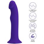PRETTY LOVE - MURRAY YOUTH VIBRATING DILDO & RECHARGEABLE VIOLET - Image 7