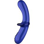 SATISFYER - DOUBLE CRYSTAL DILDO BLUE - Image 2