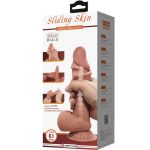 PRETTY LOVE - SLIDING SKIN SERIES REALISTIC DILDO WITH SLIDING BROWN SKIN SUCTION CUP 19.4 CM - Bild 7