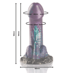EPIC - BASILISK DILDO DOUBLE SCALY PLEASURE SMALL SIZE - Billede 2