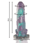 EPIC - BASILISK DILDO DOUBLE SCALY PLEASURE BIG SIZE - Billede 2