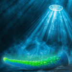 EPIC - SCYLLA FLUORESCENT THIN TENTACLE DILDO SMALL SIZE - Billede 9