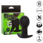 CALEXOTICS - ROCK BOTTOM ANAL PLUG 10 VIBRATIONS SILICONE BLACK - Bild 2