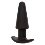 CALEXOTICS - ROCK BOTTOM TAPERED ANAL PLUG 10 VIBRACIONES SILICONE BLACK – Bild 3