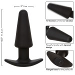CALEXOTICS - ROCK BOTTOM TAPERED ANAL PLUG 10 VIBRACIONES SILICONE BLACK – Bild 7