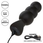 CALEXOTICS - ROCK BOTTOM BEADED ANAL PLUG 10 VIBRATIONS SILICONE BLACK - Bild 8