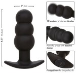 CALEXOTICS - ROCK BOTTOM BEADED ANAL PLUG 10 VIBRATIONS SILICONE BLACK - Bild 7