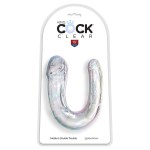 KING COCK - DOUBLE TROUBLE DOUBLE DILDO 33 CM CLEAR - Bild 2