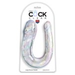 KING COCK - DOUBLE TROUBLE DOUBLE DILDO 44 CM CLEAR – Bild 2