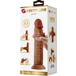 PRETTY LOVE - KEON REALISTIC DILDO 21 CM BROWN – Bild 7