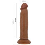 PRETTY LOVE - KEON REALISTIC DILDO 21 CM BROWN – Bild 6