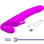 PRETTY LOVE - ZANINI STRAPLESS STRAP-ON 10 VIBRATIONS PURPLE - Bild 7