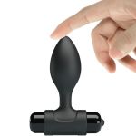 PRETTY LOVE - VIBRA BUTT 10 VIBRATIONS ANAL PLUG BLACK - Image 4