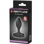 PRETTY LOVE - VIBRA BUTT 10 VIBRATIONS ANAL PLUG BLACK - Image 8