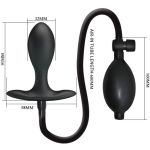 PRETTY LOVE - INFLATABLE ANAL PLUG BLACK - Image 6