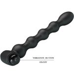 PRETTY LOVE - LYNN SILICONE ANAL PLUG 10 VIBRATIONS BLACK - Image 5