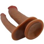 PRETTY LOVE - HULBERT DOUBLE REALISTIC DILDO WITH VIBRATION MULATO - Bild 4