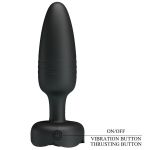 PRETTY LOVE - TARION ANAL PLUG WITH  LED LIGHT BLACK 12.5 CM - Billede 7