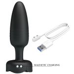 PRETTY LOVE - TARION ANAL PLUG WITH  LED LIGHT BLACK 12.5 CM - Billede 8