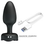 PRETTY LOVE - VARIAN ANAL PLUG WITH  LED LIGHT BLACK 10.8 CM - Billede 7