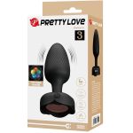 PRETTY LOVE - OSBORN ANAL PLUG WITH  LED LIGHT BLACK 9.8 CM - Image 9