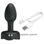 PRETTY LOVE - OLMAN ANAL PLUG WITH  LED LIGHT BLACK 8.8 CM - Billede 7