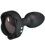 PRETTY LOVE - OLMAN ANAL PLUG WITH  LED LIGHT BLACK 8.8 CM - Billede 2