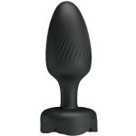 PRETTY LOVE - OLMAN ANAL PLUG WITH  LED LIGHT BLACK 8.8 CM - Billede 4