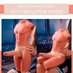 XISE - JASON HALF BODY REALISTIC MALE TORSO WITH THRUSTING AND VIBRATION 55 CM - Bild 13
