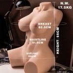 XISE - MURIEL FEMALE REALISTIC TORSO WITH THRUSTING 55 CM - Billede 3