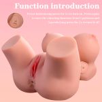 XISE - FRIEDA REALISTIC FEMALE TORSO WITH VIBRATION 36 CM – Bild 11
