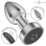 INTENSE - ANAL PLUG 10 VIBRATIONS METAL WITH REMOTE CONTROL S - Billede 3