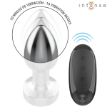 INTENSE - ANAL PLUG 10 VIBRATIONS METAL WITH REMOTE CONTROL S - Billede 4