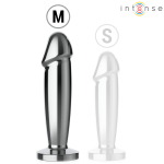 INTENSE - ANAL PLUG 10 VIBRATIONS METAL DILDO WITH REMOTE CONTROL M - Image 6