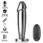 INTENSE - ANAL PLUG 10 VIBRATIONS METAL DILDO WITH REMOTE CONTROL S - Bild 2