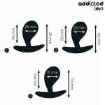 ADDICTED TOYS - SET OF 3 ANAL PLUG SILICONE MODEL 3 - Image 4