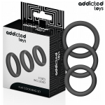 ADDICTED TOYS - SET OF FLAT SILICONE RINGS - Image 2