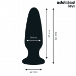ADDICTED TOYS - ANAL PLUG WITH JEWEL SILICONE SIZE M 10.4 CM - Image 4