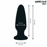 ADDICTED TOYS - ANAL PLUG WITH JEWEL SILICONE SIZE L 12.6 CM - Billede 4