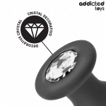 ADDICTED TOYS - ANAL PLUG WITH JEWEL SILICONE SIZE L 12.6 CM - Billede 3