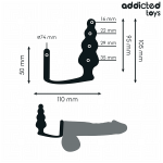 ADDICTED TOYS - ANAL PLUG WITH RING SILICONE MODEL 5 - Billede 4