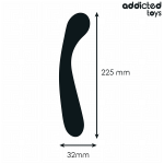 ADDICTED TOYS - DOUBLE ANAL MASSAGER SILICONE 22.5 CM - Image 5