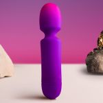 ROCKS- OFF - GLO- GIRL VIBRATOR WAND MINI PURPLE - Image 5