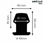 ADDICTED TOYS - EXTREME HOLLOW ANAL PLUG SILICONE SIZE L 10.4 CM – Bild 4